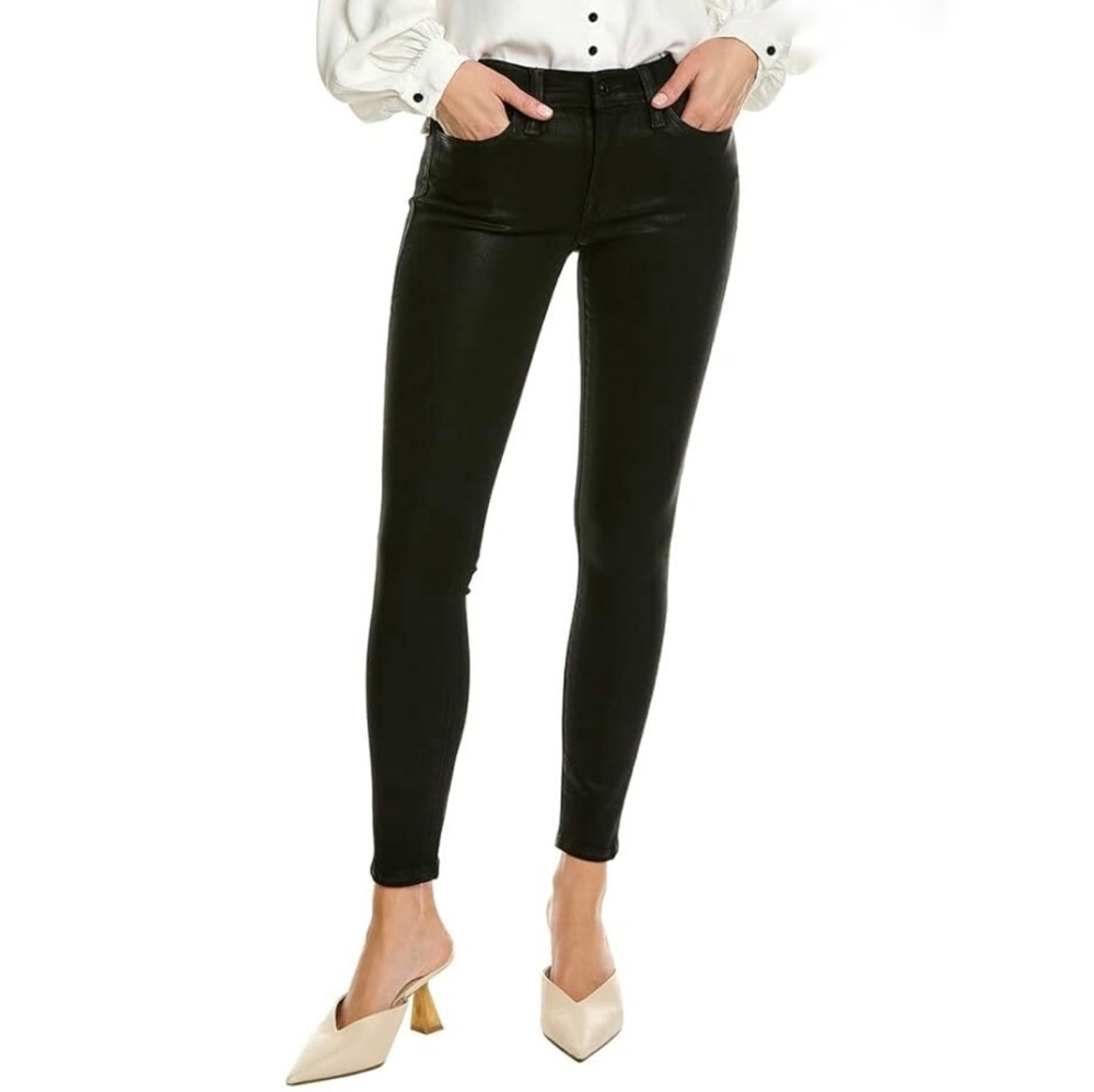 Hudson Natalie Super Skinny Black Jeans